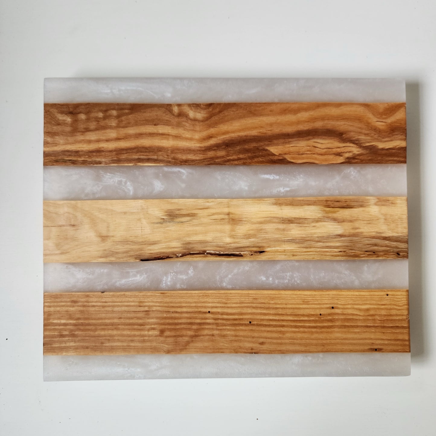 Hickory & Pearl White Charcuterie Board