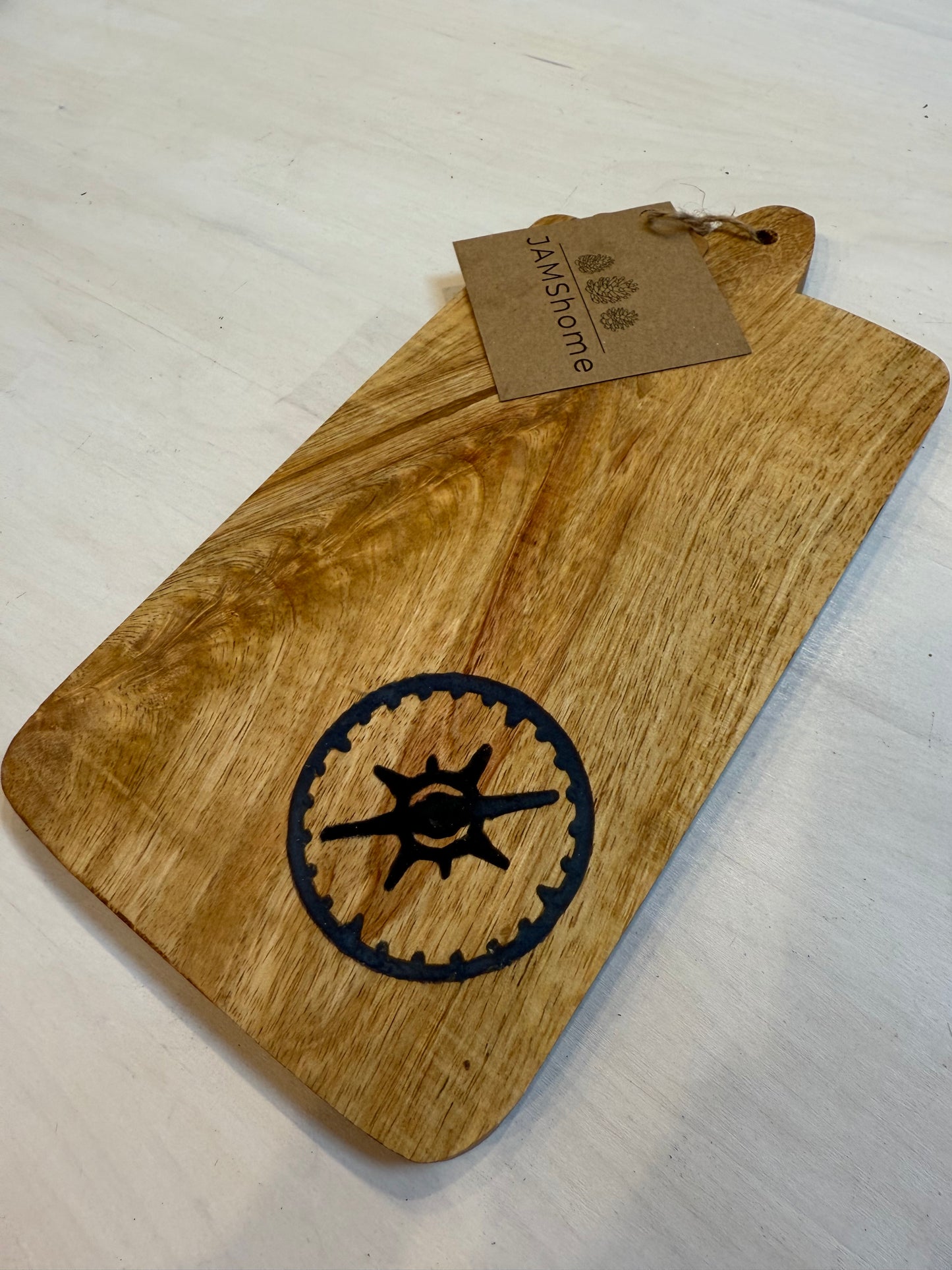 Small Cut & Serve Board with Inlay of Nautical Compass