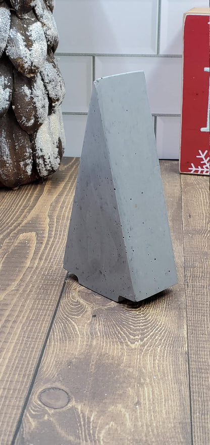 Concrete Christmas tree - Light Gray Modern Christmas tree decor