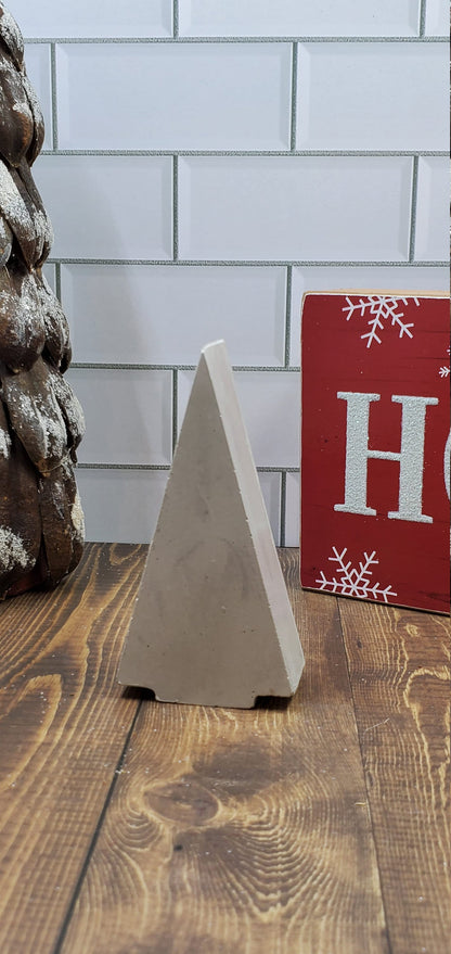 Concrete Christmas tree - Light Gray Modern Christmas tree decor