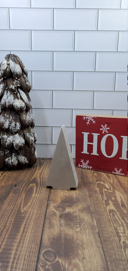 Concrete Christmas tree - Light Gray Modern Christmas tree decor